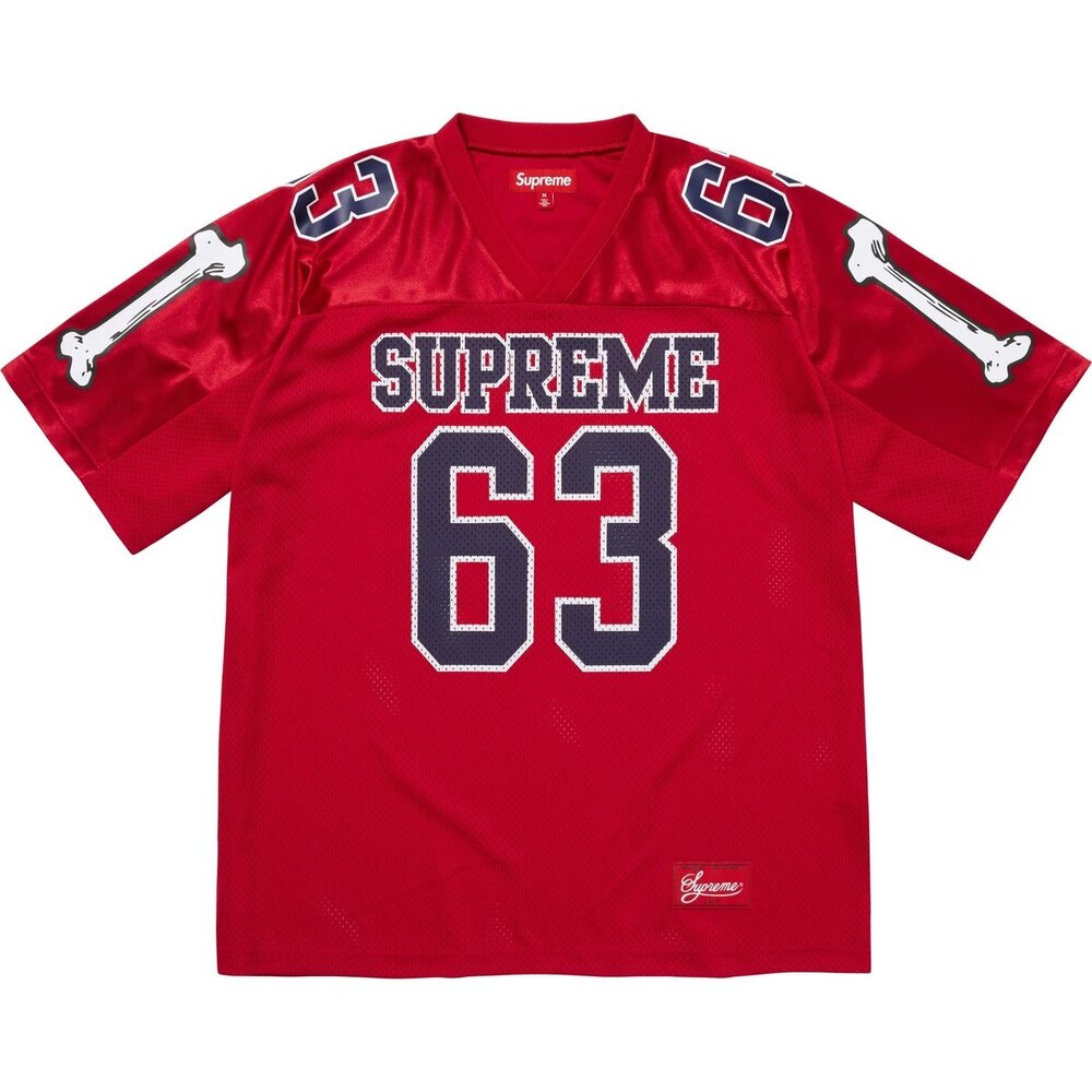 Supreme Bones Football Jersey Red XXL - Brand New in Bag